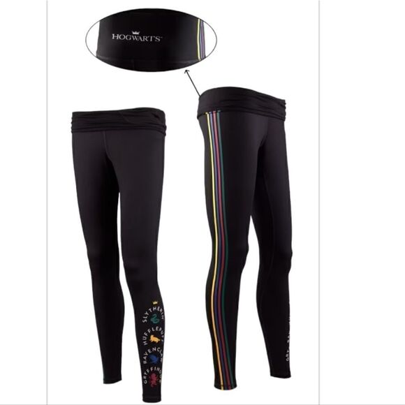 Hogwarts Athletic Wear Ladies Leggings - Picture 1 of 4